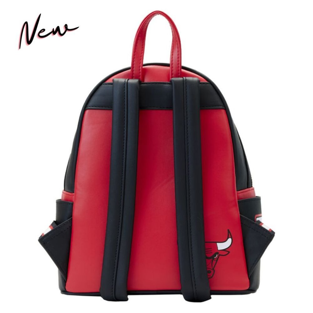 Loungefly - NBA Chicago Bulls Patch Icons Mini Backpack - Picture 6 of 7